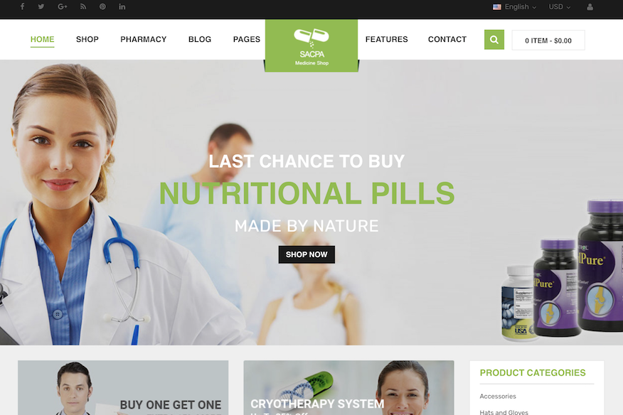 Pharmacy website