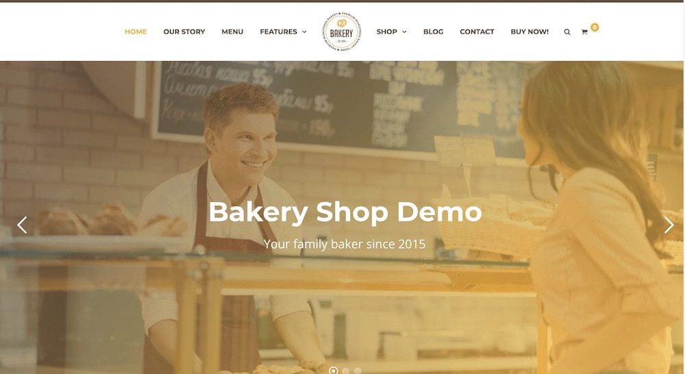 bakery website