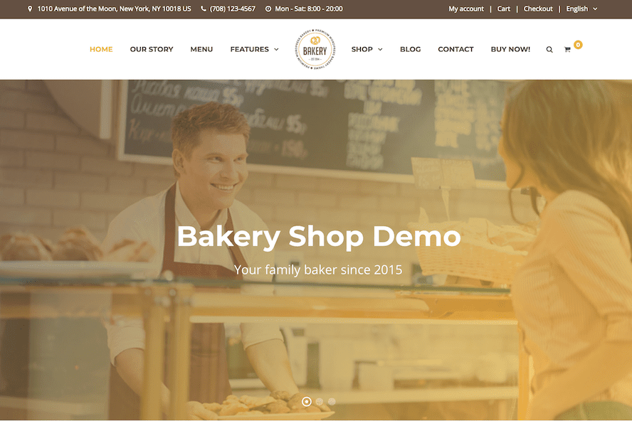 bakery website